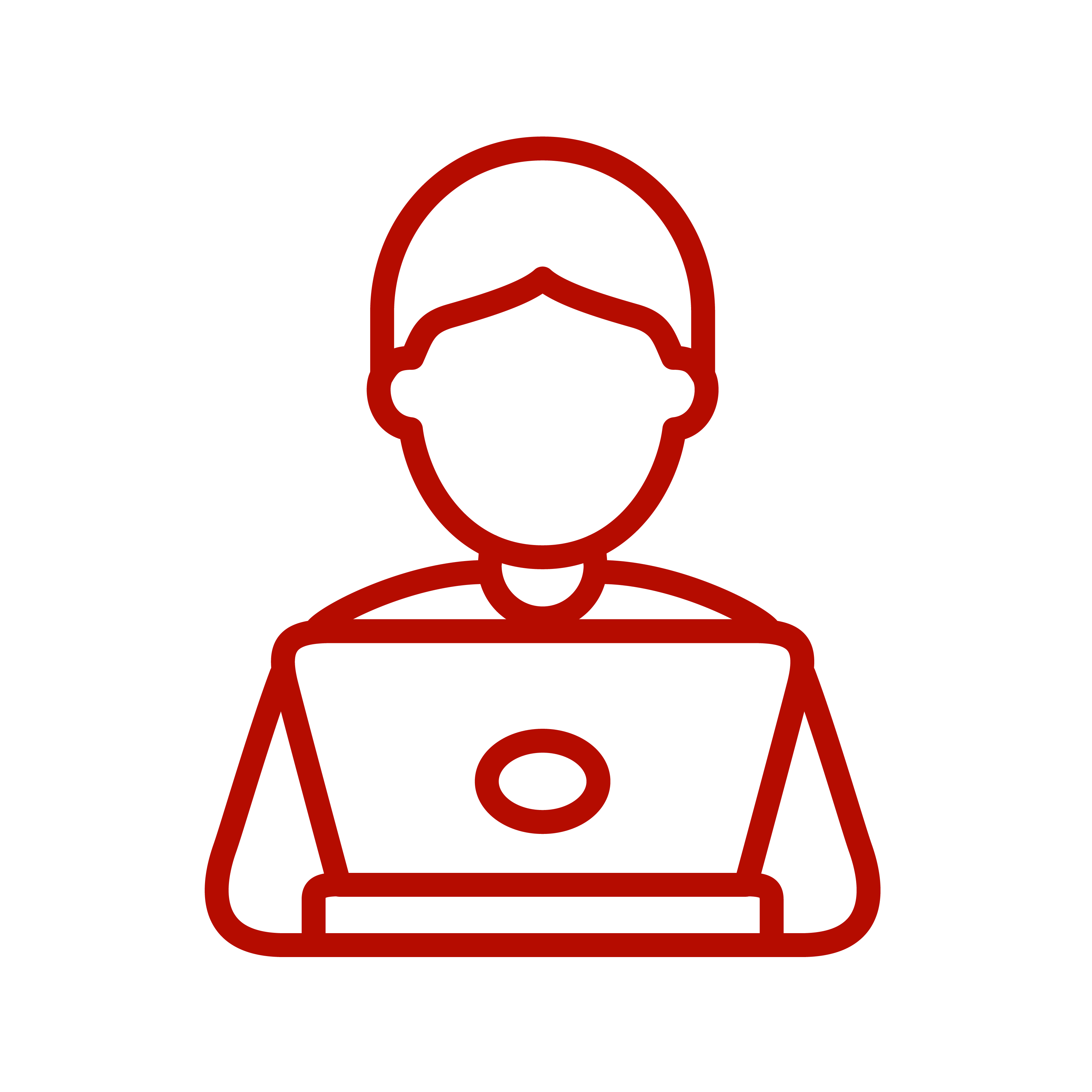An icon of a person using a laptop computer