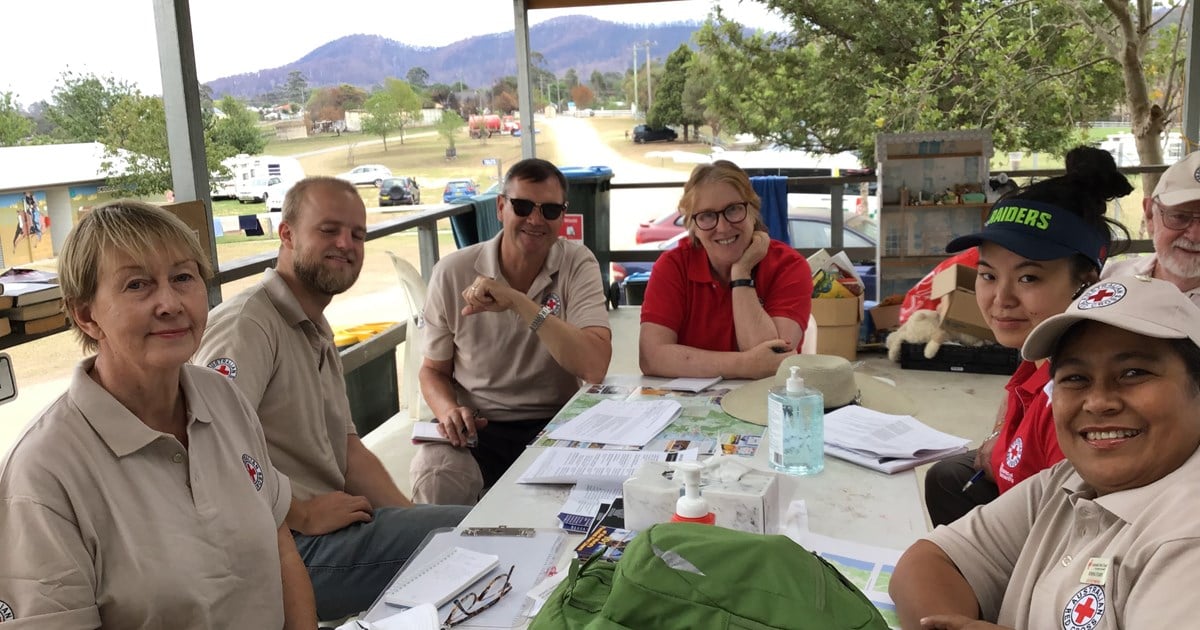 Reaching out to fire-affected communities: our volunteers go home to home